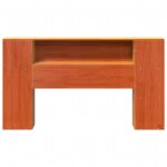 vidaXL Čelo postele s úložným priestorom voskovo hnedé 140 cm borovica – Obrázok 4