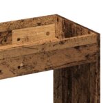 vidaXL Vysoká skrinka staré drevo 63x33x140 cm kompozitné drevo – Obrázok 9