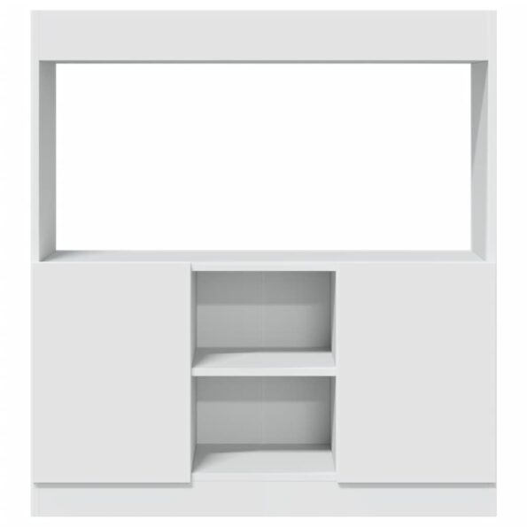 vidaXL Vysoká skrinka biela 92x33x100 cm kompozitné drevo – Obrázok 5