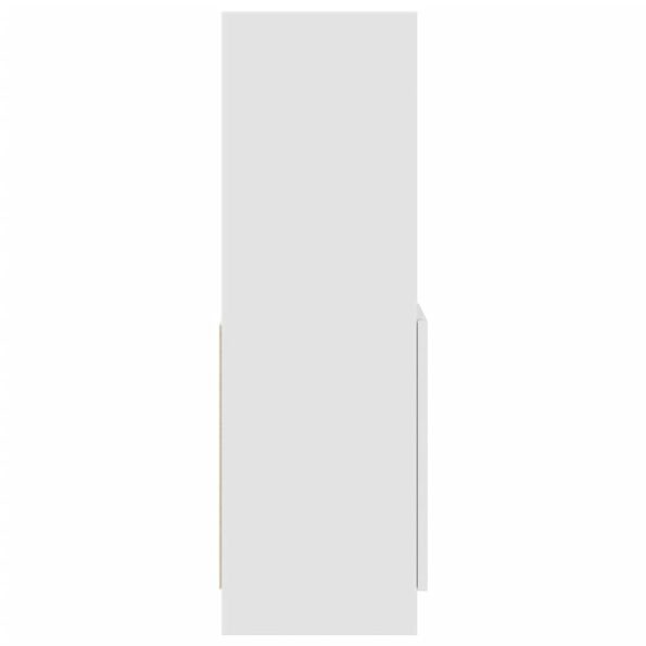 vidaXL Vysoká skrinka biela 92x33x100 cm kompozitné drevo – Obrázok 6