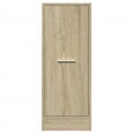 vidaXL Skrinka na lieky dub sonoma 30x41x77,5 cm kompozitné drevo – Obrázok 5