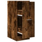vidaXL Skrinka na lieky dymový dub 30x41x77,5 cm kompozitné drevo – Obrázok 2