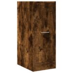 vidaXL Skrinka na lieky dymový dub 30x41x77,5 cm kompozitné drevo – Obrázok 3