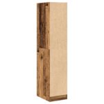 vidaXL Skrinka na lieky staré drevo 30x41x144,5 cm kompozitné drevo – Obrázok 7