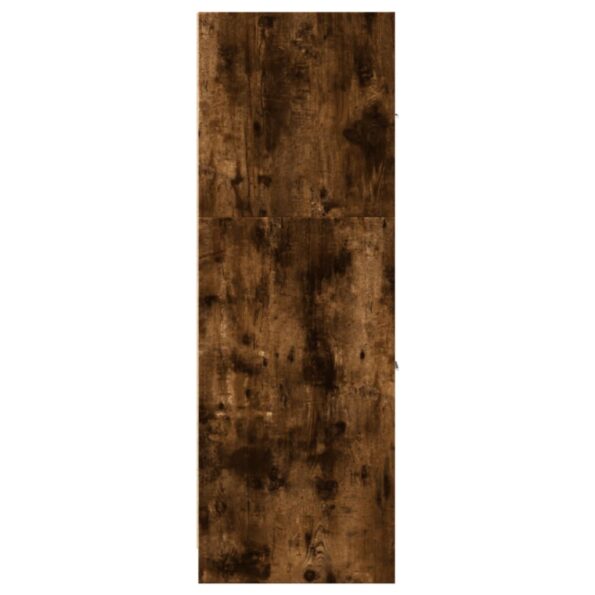 vidaXL Skrinka na lieky dymový dub 40x41x118 cm kompozitné drevo – Obrázok 6