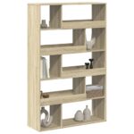 vidaXL Knižnica dub sonoma 100x33x156,5 cm kompozitné drevo – Obrázok 3