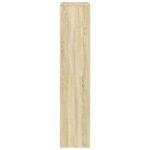 vidaXL Knižnica dub sonoma 100x33x156,5 cm kompozitné drevo – Obrázok 5