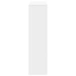 vidaXL Knižnica biela 100x33x125,5 cm kompozitné drevo – Obrázok 5