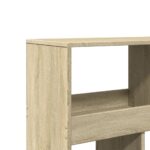 vidaXL Knižnica dub sonoma 100x33x125,5 cm kompozitné drevo – Obrázok 7