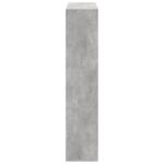 vidaXL Knižnica betónová sivá 100x33x156,5 cm kompozitné drevo – Obrázok 5