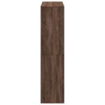 vidaXL Knižnica hnedý dub 100x33x135 cm kompozitné drevo – Obrázok 5