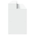 vidaXL Stôl s LED svetlami biely 200x55x91 cm kompozitné drevo – Obrázok 7