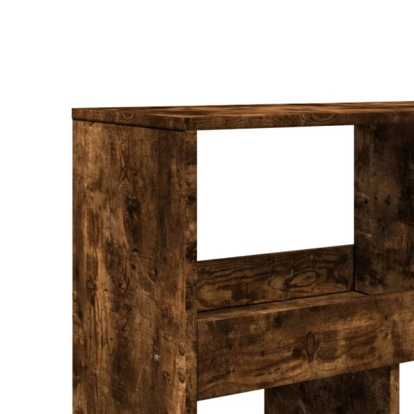 vidaXL Deliaca stena dymový dub 100x33x125,5 cm kompozitné drevo – Obrázok 7