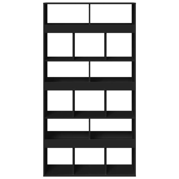 vidaXL Deliaca stena čierna 100x33x187,5 cm kompozitné drevo – Obrázok 4