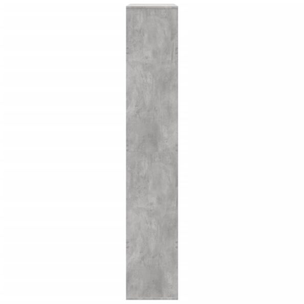 vidaXL Deliaca stena betónová sivá 100x33x187,5 cm kompozitné drevo – Obrázok 5