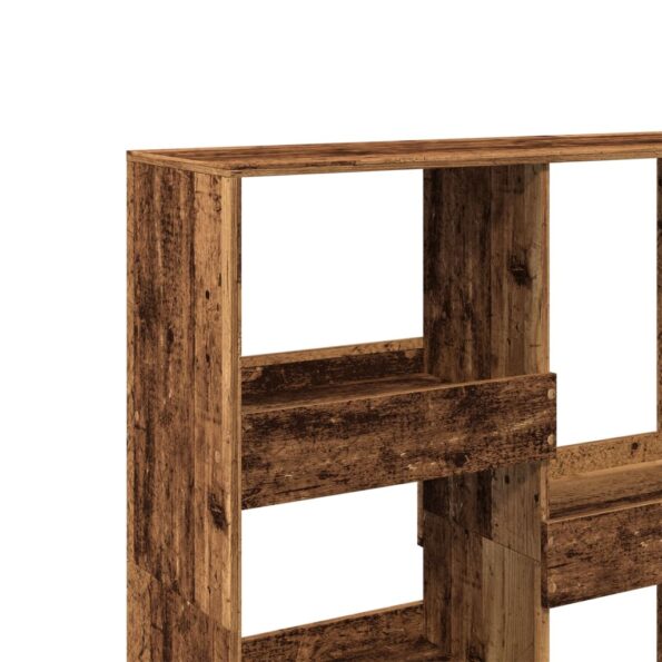 vidaXL Deliaca stena staré drevo 100x33x115 cm kompozitné drevo – Obrázok 7