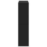 vidaXL Deliaca stena čierna 100x33x135 cm kompozitné drevo – Obrázok 5