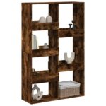 vidaXL Deliaca stena dymový dub 100x33x155,5 cm kompozitné drevo – Obrázok 3