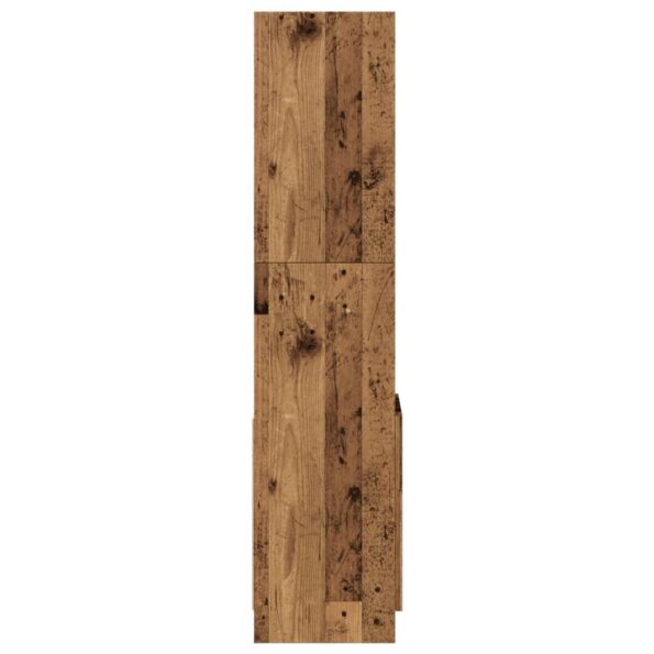 VXL8721158405715_g_en_hd_4.jpg vidaXL Vysoká skrinka staré drevo 92x33x140 cm kompozitné drevo – Obrázok 6