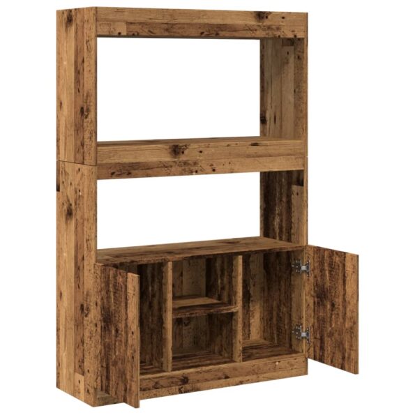VXL8721158405715_g_en_hd_6.jpg vidaXL Vysoká skrinka staré drevo 92x33x140 cm kompozitné drevo – Obrázok 8