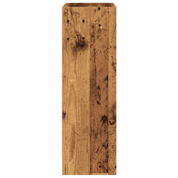 vidaXL Knižnica staré drevo 60x24x76 cm kompozitné drevo – Obrázok 5