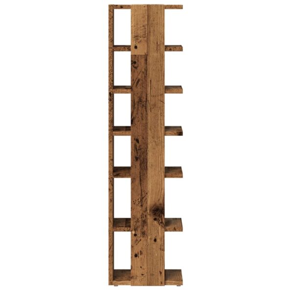 vidaXL Skrinky na topánky 2 ks staré drevo 28x27x102 cm kompoz. drevo – Obrázok 5