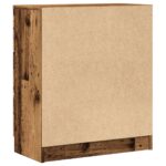 vidaXL Komoda staré drevo 60x30x70 cm kompozitné drevo – Obrázok 6