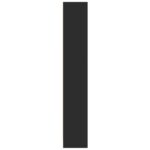 vidaXL Knižnica, čierna 40x24x143 cm kompozitné drevo – Obrázok 5