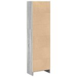 vidaXL Knižnica sivá sonoma 40x24x143 cm kompozitné drevo – Obrázok 6