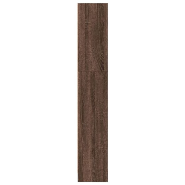 vidaXL Knižnica hnedý dub 40x24x143 cm kompozitné drevo – Obrázok 5