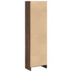 vidaXL Knižnica hnedý dub 40x24x143 cm kompozitné drevo – Obrázok 6