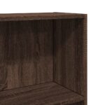 vidaXL Knižnica hnedý dub 40x24x143 cm kompozitné drevo – Obrázok 7