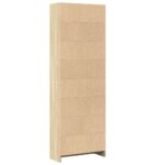 vidaXL Knižnica dub sonoma 60x24x176 cm kompozitné drevo – Obrázok 6