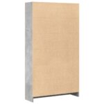 vidaXL Knižnica betónovo sivá 80x24x143 cm kompozitné drevo – Obrázok 6
