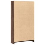 vidaXL Knižnica hnedý dub 80x24x143 cm kompozitné drevo – Obrázok 6
