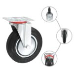 vidaXL Otočné kolieska 4 ks 200 mm – Obrázok 2