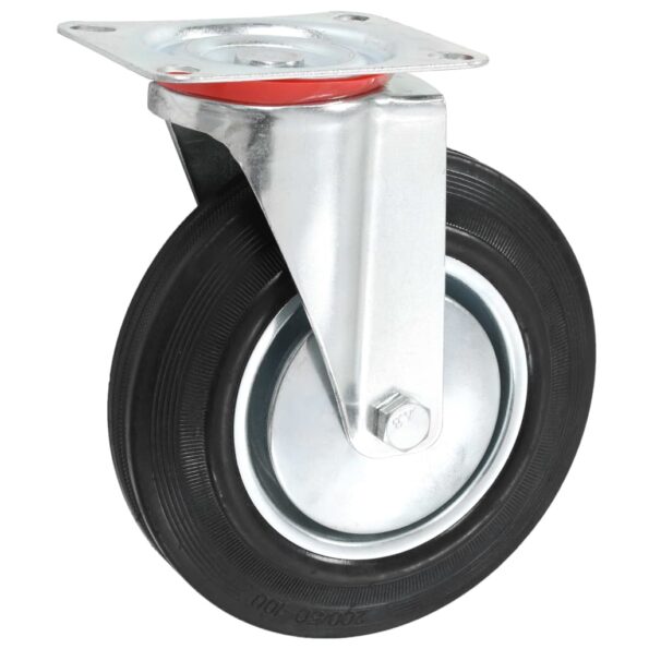 vidaXL Otočné kolieska 4 ks 200 mm – Obrázok 3