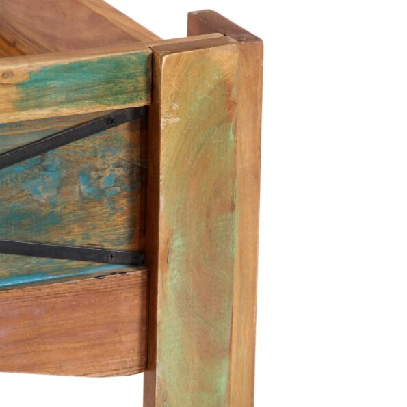 vidaXL Posteľný rám, recyklovaný masív 140x200 cm – Obrázok 6