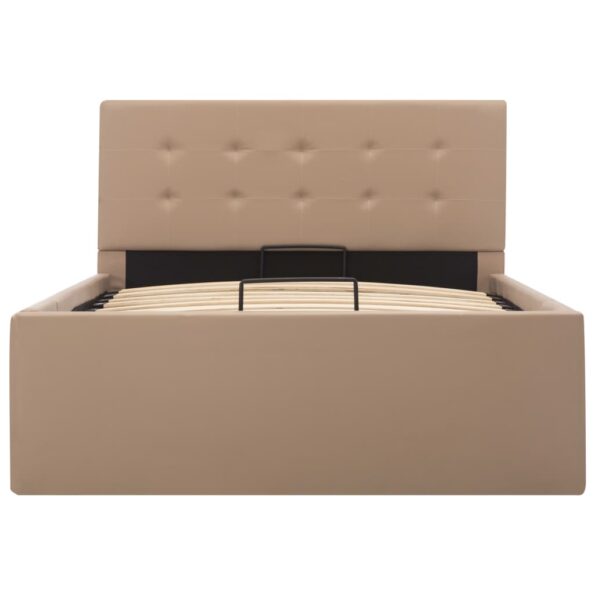 vidaXL Hydraulický posteľný rám+úložný priestor, umelá koža 90x200 cm – Obrázok 4