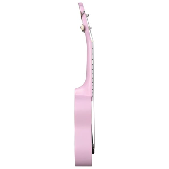 vidaXL Sopránové ukulele s taškou pre deti ružové 21" – Obrázok 7