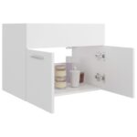 vidaXL Skrinka pod umývadlo, biela 60x38,5x46 cm, kompozitné drevo – Obrázok 4