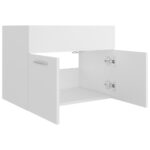 vidaXL Skrinka pod umývadlo, biela 60x38,5x46 cm, kompozitné drevo – Obrázok 7