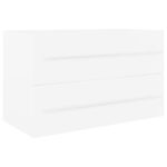 vidaXL Skrinka pod umývadlo, biela 80x38,5x48 cm, kompozitné drevo – Obrázok 4