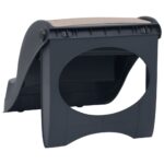 vidaXL Skladacie 3-stupňové schody pre psa tmavosivé – Obrázok 5