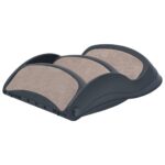 vidaXL Skladacie 3-stupňové schody pre psa tmavosivé – Obrázok 6