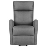 vidaXL Zdvíhacie kreslo bledosivé látka – Obrázok 5