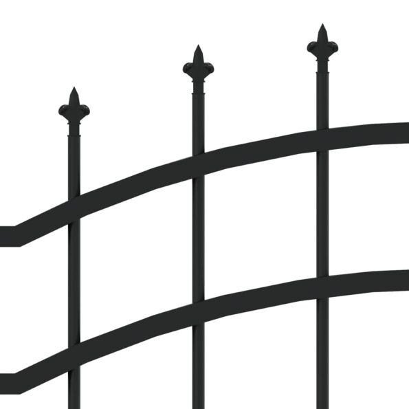 VXL8720286561812_g_en_hd_3.jpg vidaXL Záhradný plot s hrotmi čierny 115 cm oceľ s práškovým nástrekom – Obrázok 5