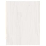 vidaXL Nočný stolík biely 40x30,5x40 cm borovicový masív – Obrázok 6
