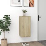 vidaXL Skrinky na topánky 2 ks dub sonoma 32x35x70 cm drevotrieska – Obrázok 5