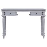 vidaXL Písací stôl 115x50x78 cm masívne mahagónové drevo – Obrázok 3